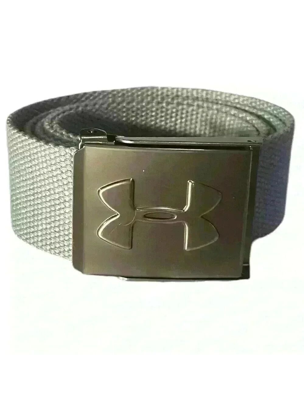 Under Armour Men’s Webbed Belt.  Pre Owned Excellent Condition. Gray.